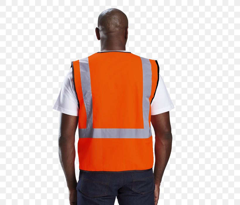 T-shirt Gilets Orange Sleeveless Shirt Shoulder, PNG, 700x700px, Tshirt, Bib, Clothing, Electric Blue, Gilets Download Free