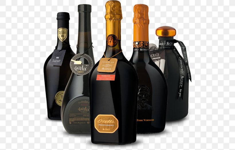 Champagne Cantine Ceci S.p.A. Lambrusco Sparkling Wine, PNG, 534x524px, Champagne, Alcoholic Beverage, Bottle, Brunello Di Montalcino Docg, Common Grape Vine Download Free
