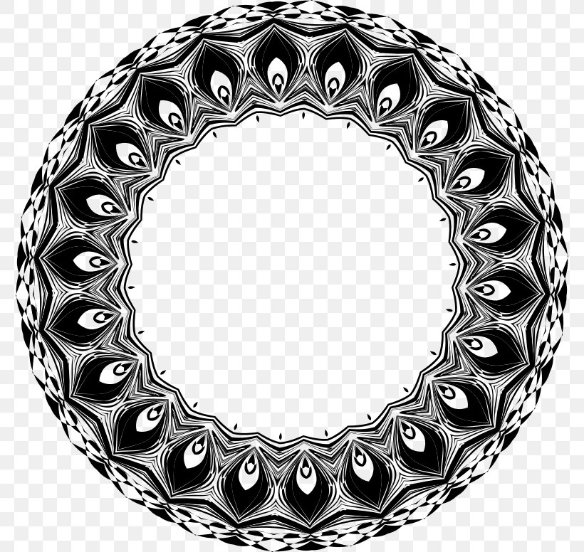 Picture Frames Clip Art, PNG, 776x776px, Picture Frames, Architecture, Black And White, Chain, Decorative Arts Download Free