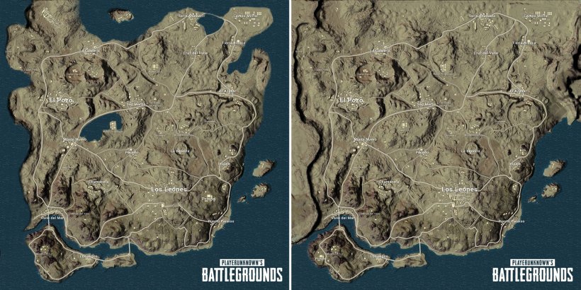 PlayerUnknown's Battlegrounds Bluehole Studio Inc. Map Xbox One PUBG Corporation, PNG, 2000x1000px, Playerunknown S Battlegrounds, Battle Royale Game, Bluehole Studio Inc, Desert, Earth Download Free
