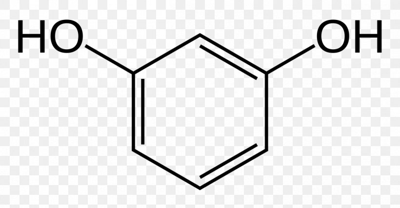 Resorcinol Benzenediol Chemistry Diketone, PNG, 1200x625px, Resorcinol, Area, Benzenediol, Black, Black And White Download Free