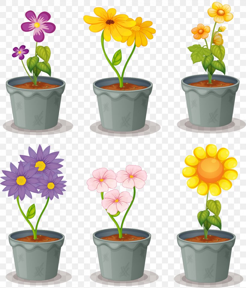Flowerpot Euclidean Vector, PNG, 1419x1666px, Flowerpot, Floral Design, Floristry, Flower, Flower Box Download Free