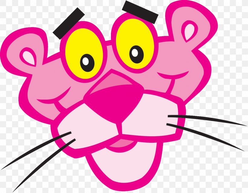 The Pink Panther Cartoon Clip Art, PNG, 1319x1025px, Watercolor, Cartoon, Flower, Frame, Heart Download Free