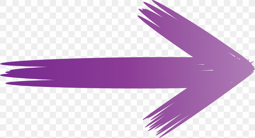 Brush Arrow, PNG, 2999x1626px, Brush Arrow, Arrow, Logo, Purple, Violet Download Free
