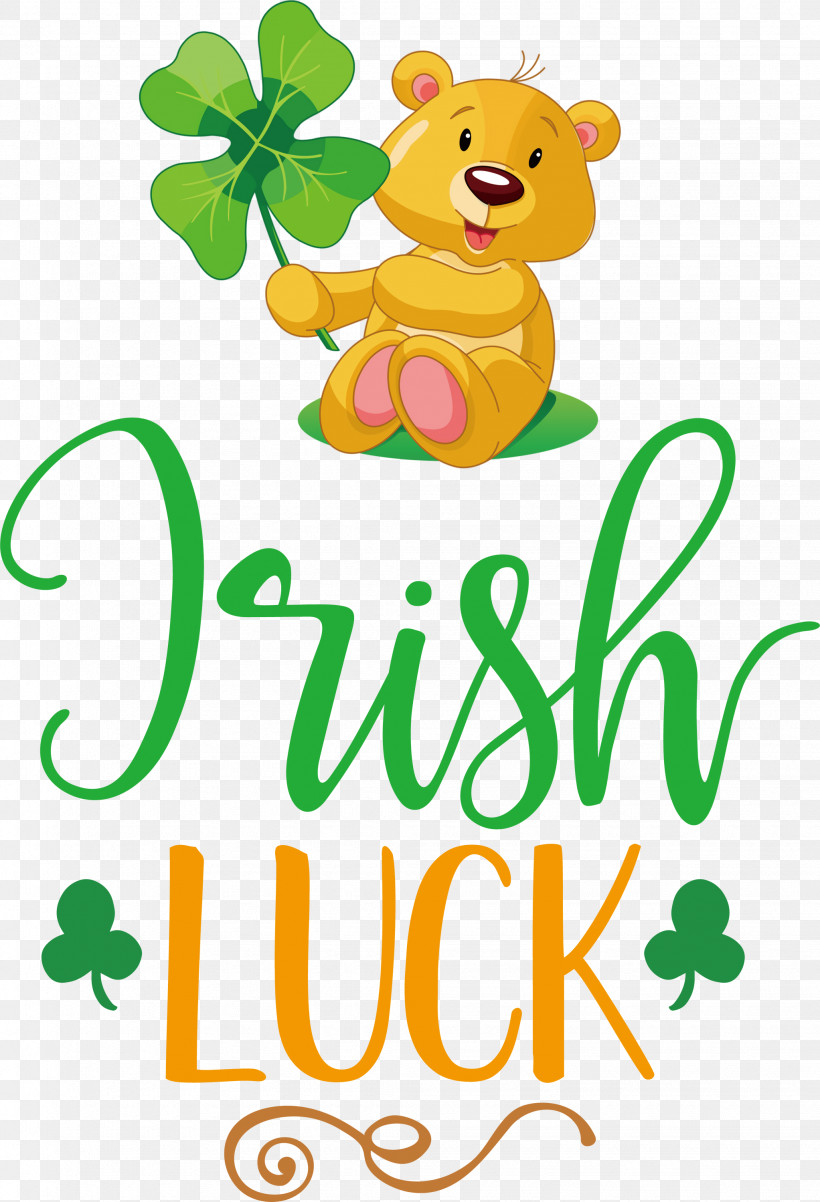 Irish Luck Saint Patrick Patricks Day, PNG, 2045x3000px, Saint Patrick, Bears, Cut Flowers, Floral Design, Leaf Download Free