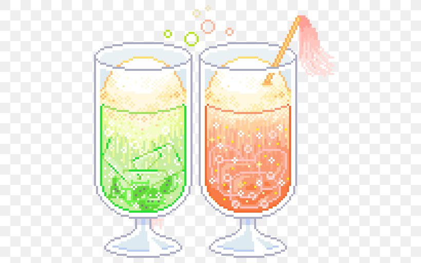 Pixel Art Bubble Tea Drink, PNG, 540x512px, Watercolor, Cartoon, Flower, Frame, Heart Download Free