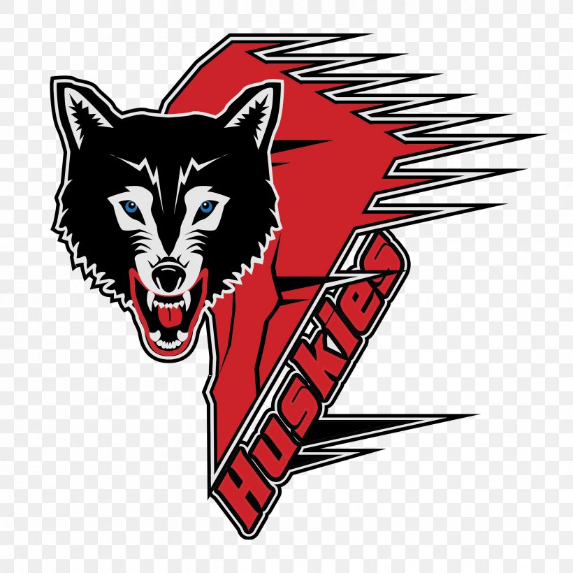 Rouyn-Noranda Huskies Quebec Major Junior Hockey League Vector Graphics Ice Hockey Quebec Remparts, PNG, 2400x2400px, Rouynnoranda Huskies, Canidae, Cape Breton Screaming Eagles, Fictional Character, Husky Download Free