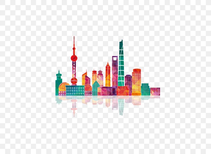 Shanghai Skyline Building Illustration, PNG, 424x600px, Shanghai, Architecture, Building, China, City Download Free