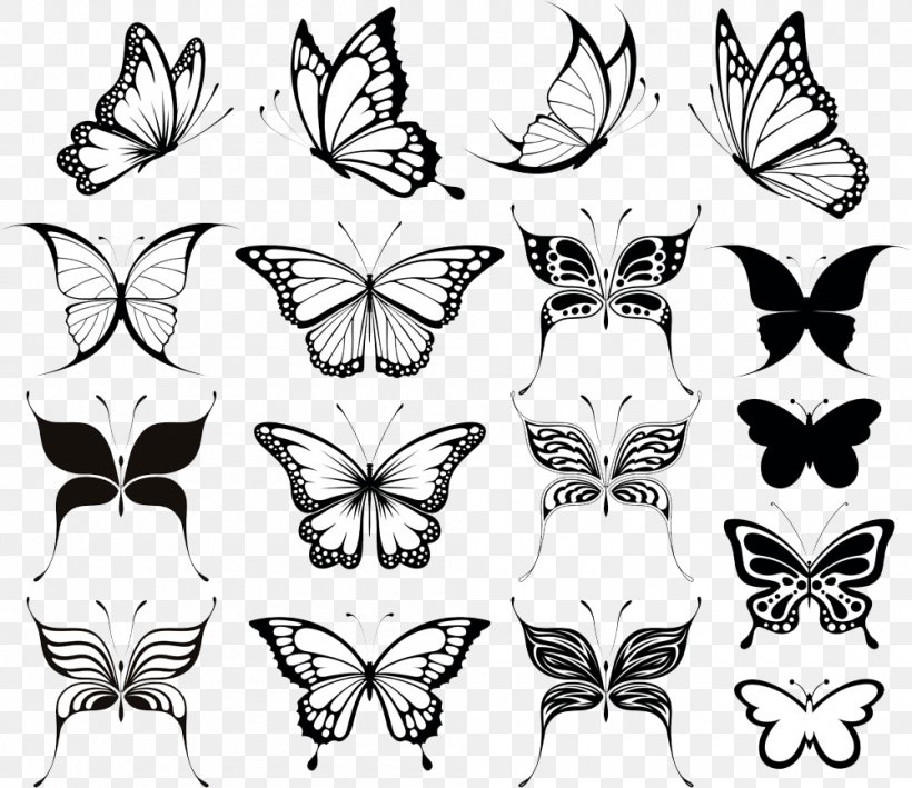 Butterfly Swallow Tattoo Idea Body Art, PNG, 1000x865px, Butterfly, Arm, Artwork, Black, Black And White Download Free