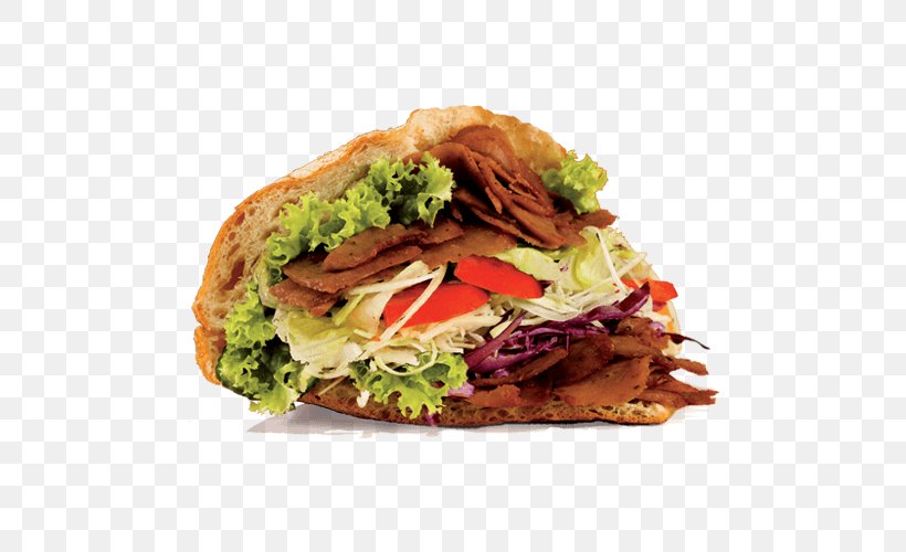 Doner Kebab Kapsalon Pizza Turkish Cuisine, PNG, 500x500px, Kebab, American Food, Chicken Meat, Dish, Doner Kebab Download Free