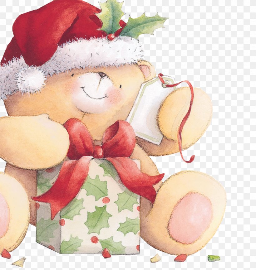 Forever Friends Santa Claus Christmas Bear Clip Art, PNG, 1200x1268px, Watercolor, Cartoon, Flower, Frame, Heart Download Free
