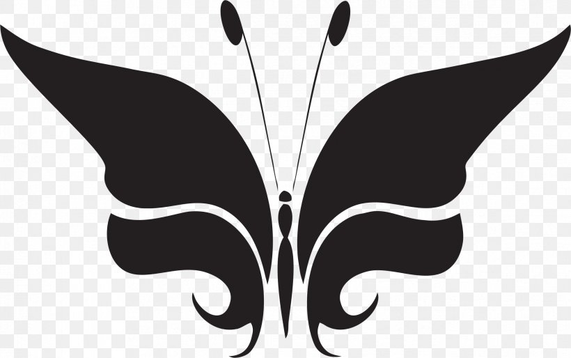 Monarch Butterfly Clip Art, PNG, 2338x1466px, Butterfly, Animal, Black And White, Flower, Green Download Free