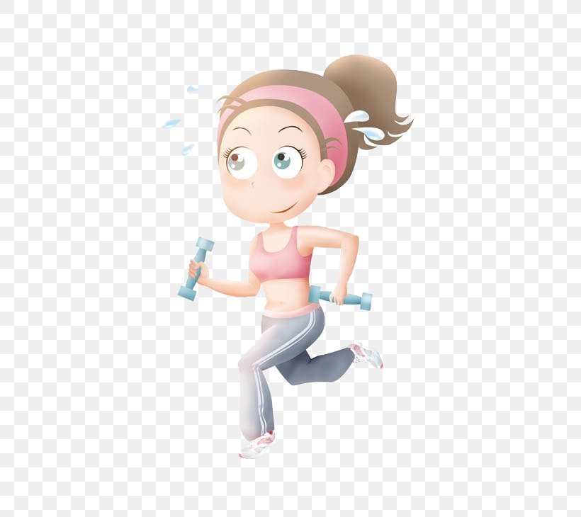 Running Jogging Sport Illustration, PNG, 547x730px, Watercolor, Cartoon, Flower, Frame, Heart Download Free