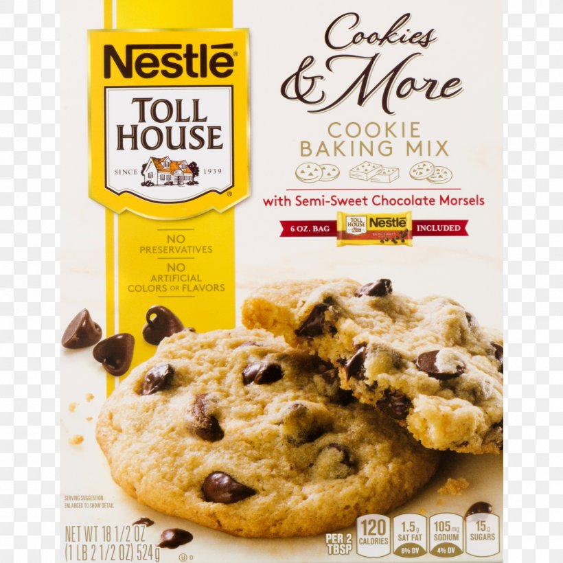 Chocolate Chip Cookie Butterfinger Toll House Inn Cookie Dough, PNG, 1800x1800px, Chocolate Chip Cookie, Baked Goods, Baking, Baking Mix, Biscuit Download Free