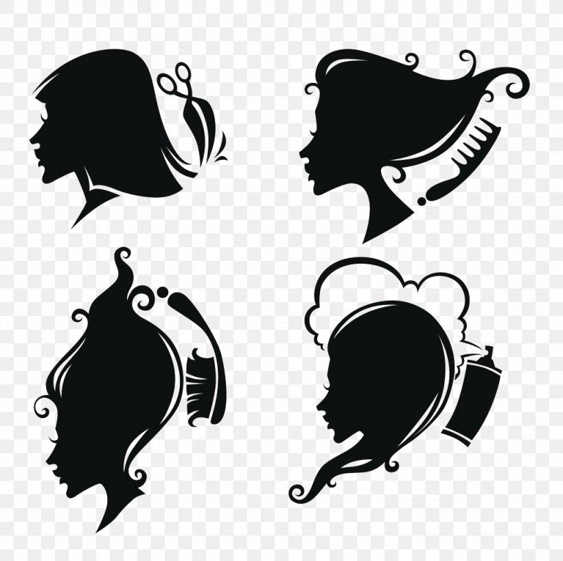 Comb Beauty Parlour Hairdresser Silhouette Png 1024x1021px Comb