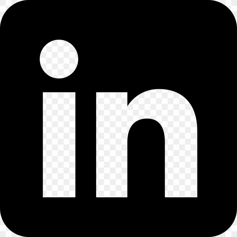 LinkedIn, PNG, 980x980px, Linkedin, Black, Black And White, Brand, Facebook Inc Download Free