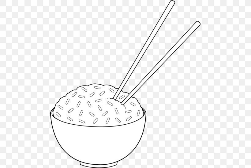 Fried Rice Rice And Curry Line Art Clip Art, PNG, 491x550px, Fried Rice, Black And White, Black Rice, Bowl, Chinese Cuisine Download Free