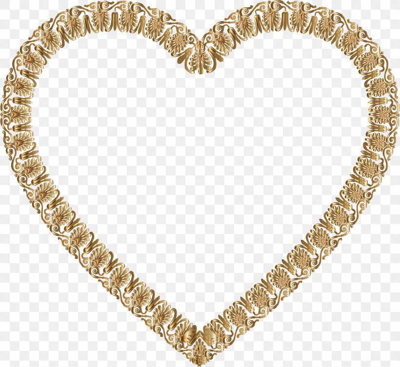 Heart Ornament Gold Clip Art, PNG, 2302x2116px, Heart, Body Jewelry, Chain, Color, Gold Download Free