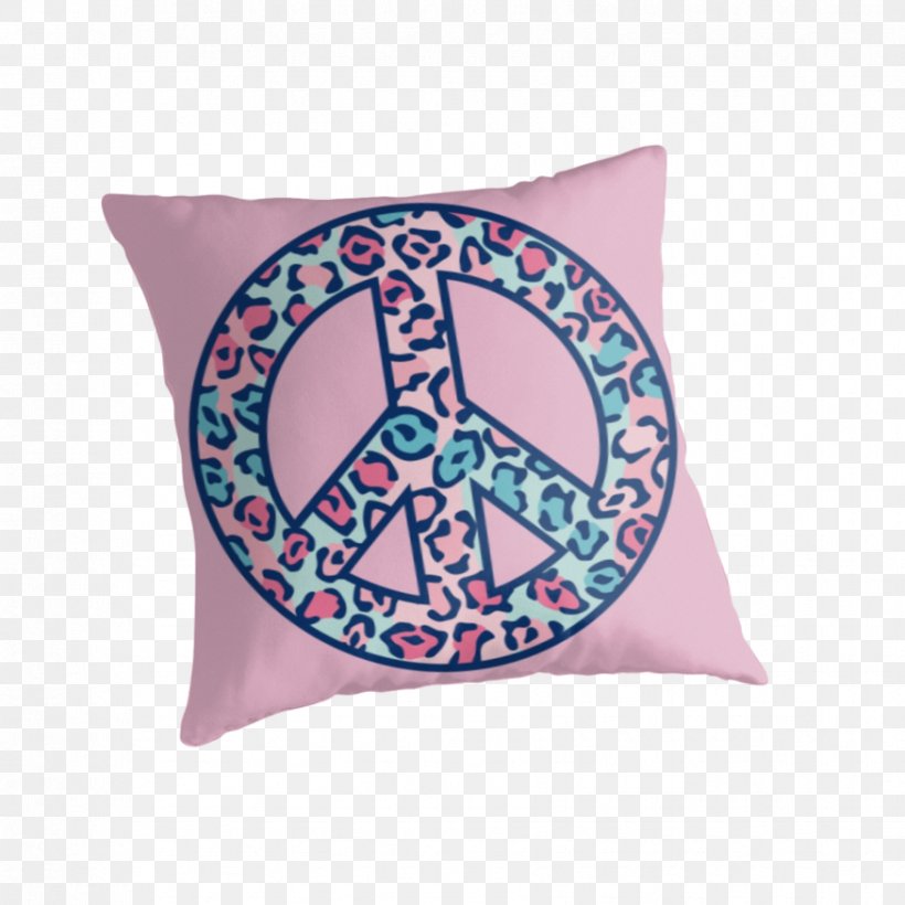 Throw Pillows Cushion Peace Symbols, PNG, 875x875px, Throw Pillows, Blanket, Cafepress, Cushion, Leopard Download Free