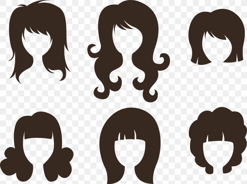 Comb Hairstyle Silhouette, PNG, 1500x1118px, Comb, Afro, Beauty Parlour, Black And White, Black Hair Download Free