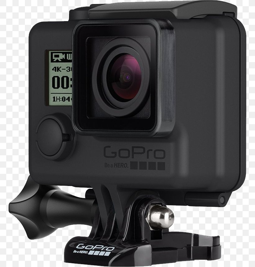 GoPro Action Camera 4K Resolution, PNG, 766x860px, Gopro, Action Camera, Camera, Camera Accessory, Camera Lens Download Free