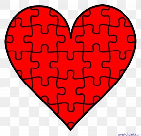 Heart - Jigsaw Puzzles Puzz 3D Coloring Book Clip Art PNG
