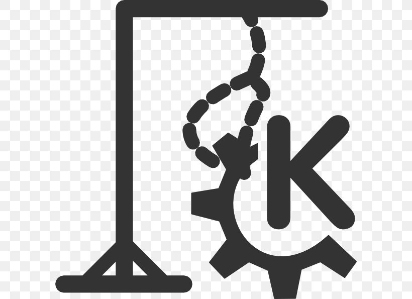 Download Hangman Clip Art, PNG, 600x595px, Hangman, Art, Black And White, Brand, Game Download Free