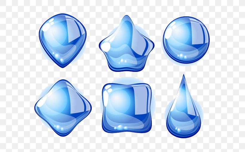 Drop Water Crystal Ice, PNG, 600x510px, Drop, Art, Azure, Blue, Computer Icon Download Free