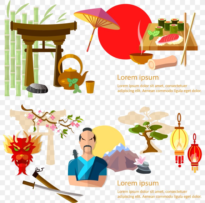 Japan Web Banner Advertising Element, PNG, 799x811px, Japan, Art, Clip Art, Computer Graphics, Culture Of Japan Download Free