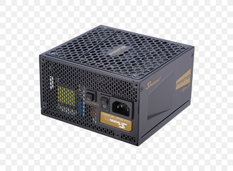 Power Supply Unit Seasonic PRIME Ultra 80+ Gold Power Supply Full Modular 135mm F Sea Sonic Prime SSR-750TD Active PFC F3 Power Supply, PNG, 600x600px, 80 Plus, Power Supply Unit, Atx, Computer Component, Corsair Components Download Free