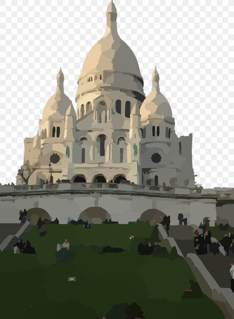 Sacrxe9-Cu0153ur, Paris Eiffel Tower Montmartre, PNG, 941x1280px, Sacrxe9cu0153ur Paris, Basilica, Basilika, Building, Byzantine Architecture Download Free