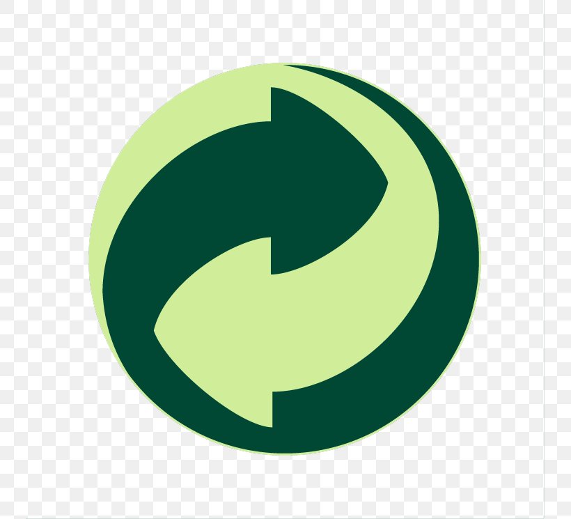 Green Dot Recycling Symbol Logo, PNG, 745x745px, Green Dot, Brand, Green, Label, Logo Download Free