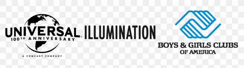 Universal Pictures Home Entertainment Illumination Entertainment Logo Boys & Girls Clubs Of America, PNG, 1600x450px, Universal Pictures, Black And White, Boys Girls Clubs Of America, Brand, Illumination Entertainment Download Free