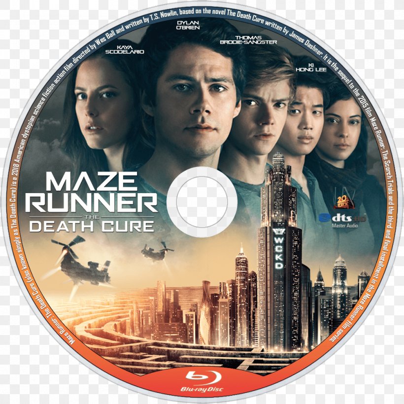 Maze Runner: The Death Cure The Maze Runner Blu-ray Disc Wes Ball Newt, PNG, 1000x1000px, 2018, Maze Runner The Death Cure, Album Cover, Bluray Disc, Brand Download Free