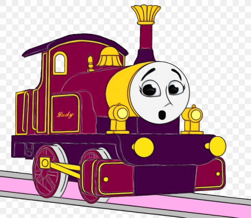 Train Transport Locomotive Vehicle Thomas The Tank Engine, PNG, 900x783px, Watercolor, Cartoon, Fictional Character, Locomotive, Mode Of Transport Download Free