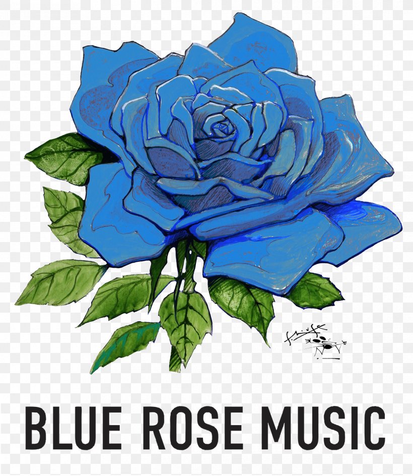Blue Rose Musical Note Concert Art, PNG, 1345x1550px, Watercolor, Cartoon, Flower, Frame, Heart Download Free