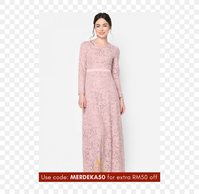 Gown Robe Lace Dress Baju Kurung, PNG, 500x800px, 2017, Gown, Baju Kurung, Bridal Party Dress, Clothing Download Free