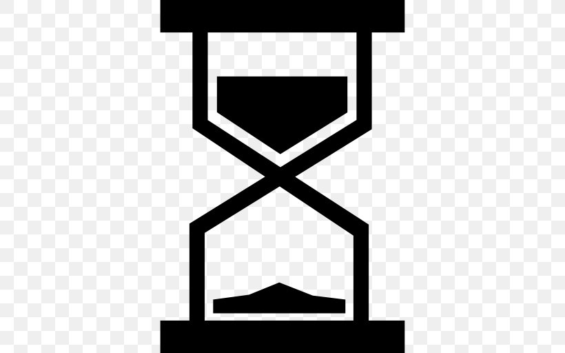 Hourglass Time Clock Sand, PNG, 512x512px, Hourglass, Area, Black, Black And White, Brand Download Free