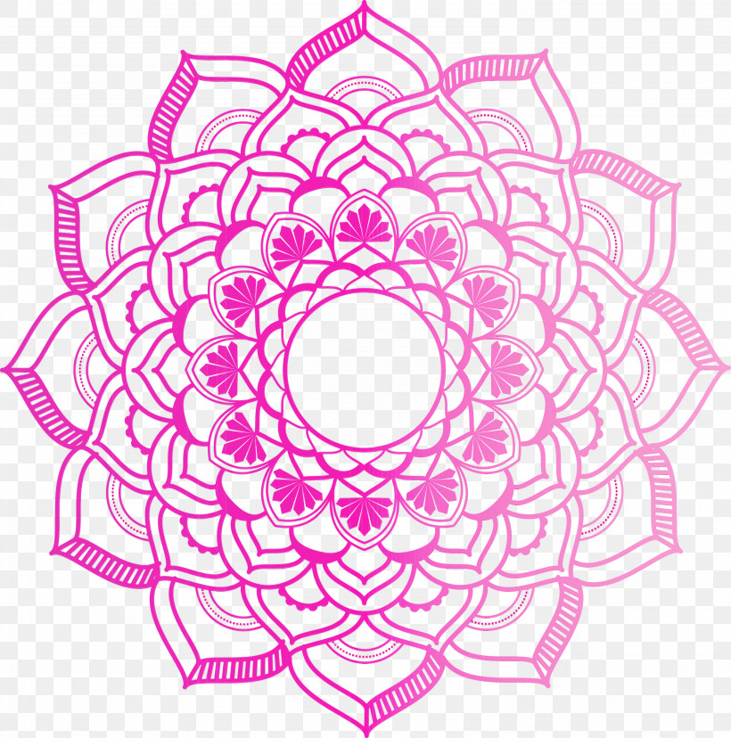 Mandala, PNG, 2968x3000px, Mandala Flower, Beauty, Coloring Book, Line Art, Mandala Download Free