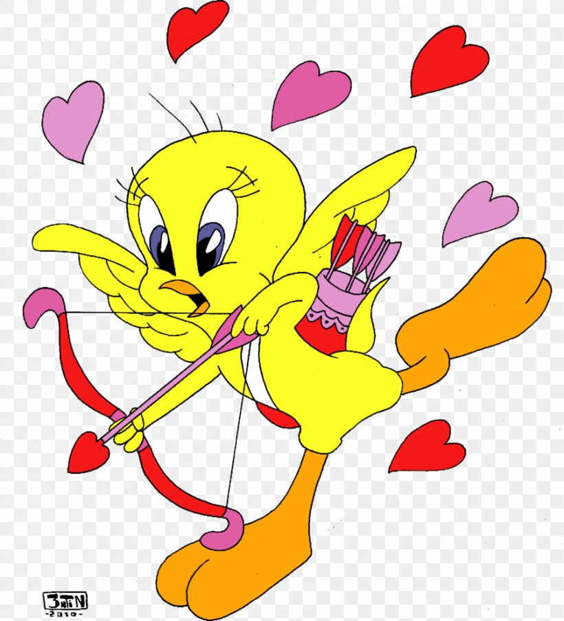 Tweety Cartoon Cupid Drawing, PNG, 900x993px, Tweety, Animation, Area, Art, Artwork Download Free