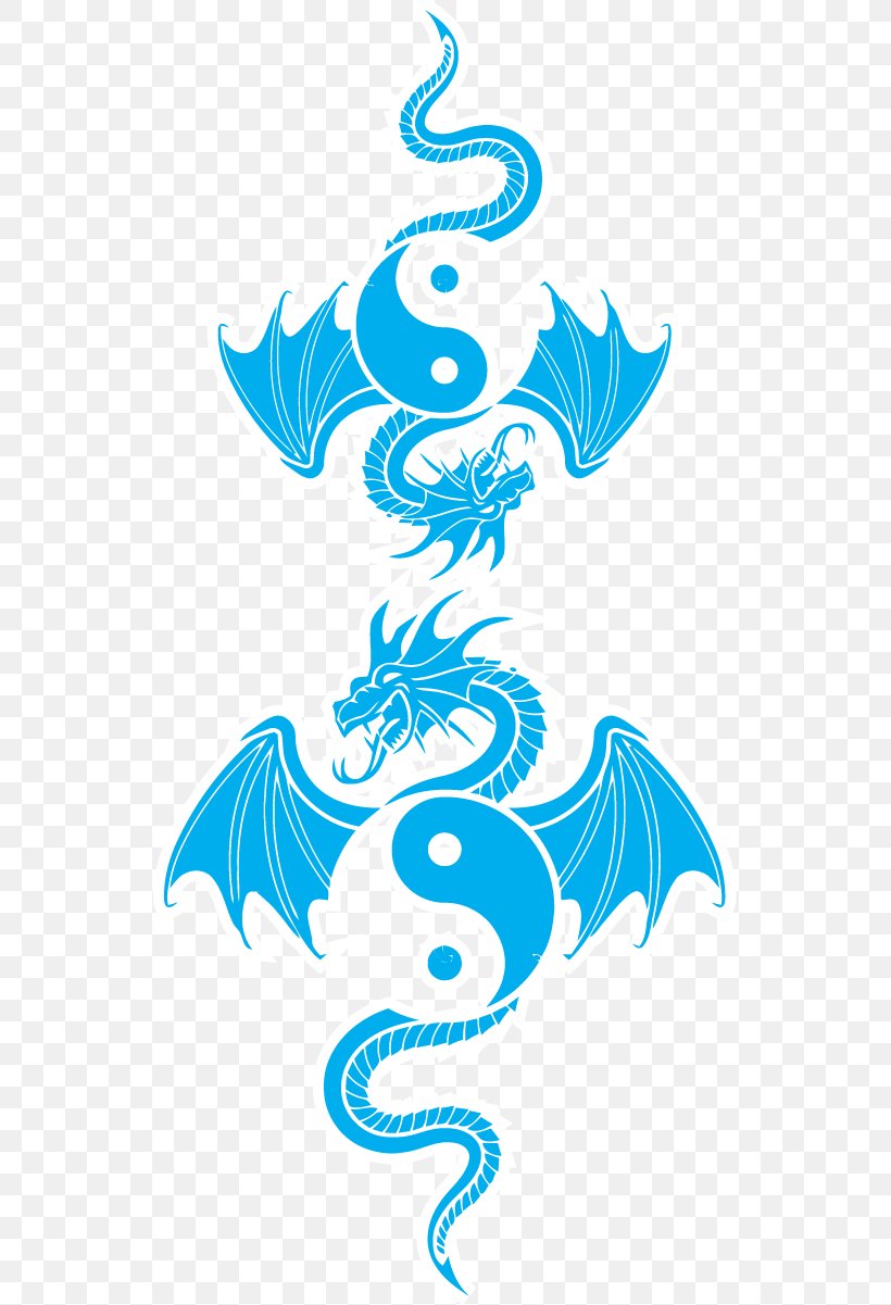 Yin And Yang Chinese Dragon Symbol, PNG, 537x1201px, Yin And Yang, Area, Artwork, Black And White, Chinese Dragon Download Free