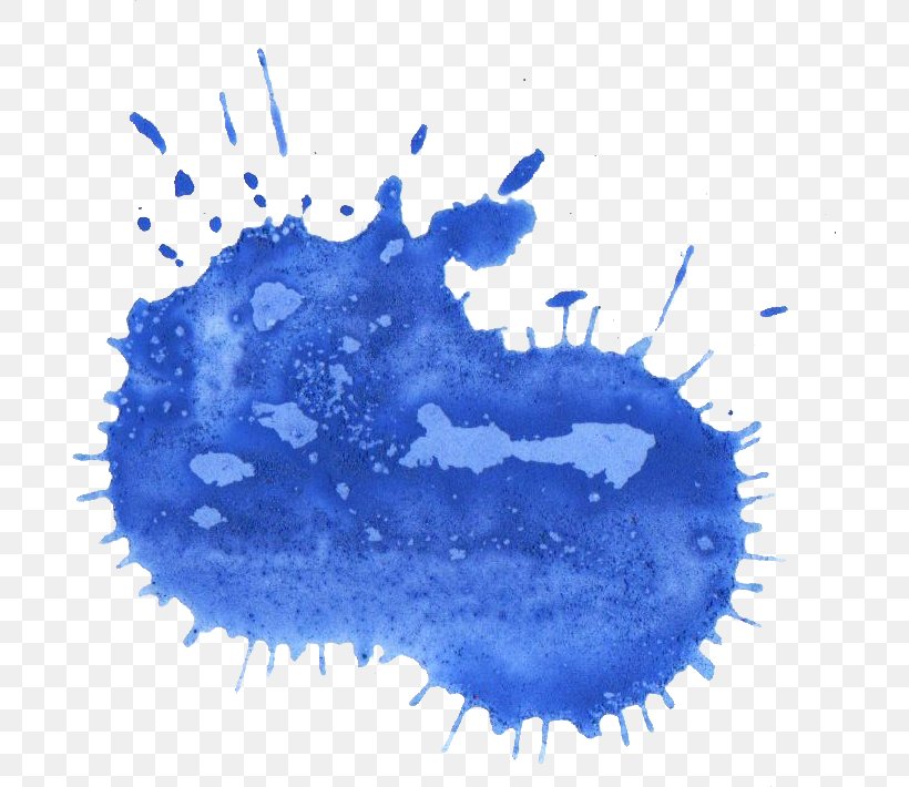 Blue Watercolor Painting Azure, PNG, 689x710px, Blue, Azure, Cobalt Blue, Digital Media, Electric Blue Download Free