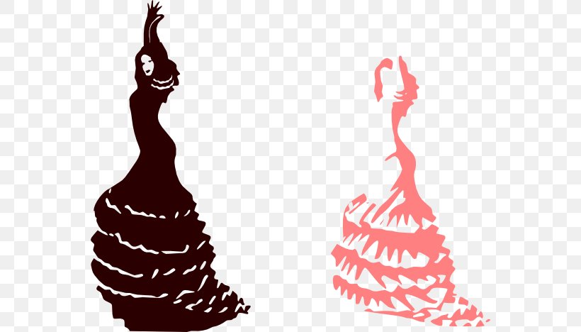 Flamenco Dance, PNG, 564x468px, Silhouette, Autocad Dxf, Black And White, Cricut, Paper Download Free