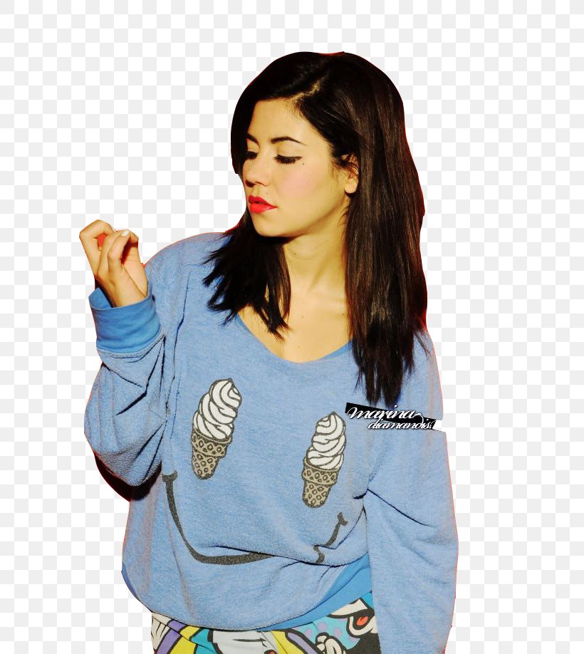 Marina And The Diamonds Electra Heart, PNG, 680x918px, Marina And The Diamonds, Arm, Blouse, Blue, Brown Hair Download Free