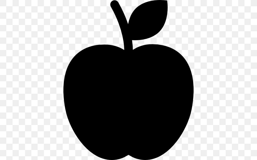 Apple Clip Art, PNG, 512x512px, Apple, Black, Black And White, Fruit, Heart Download Free