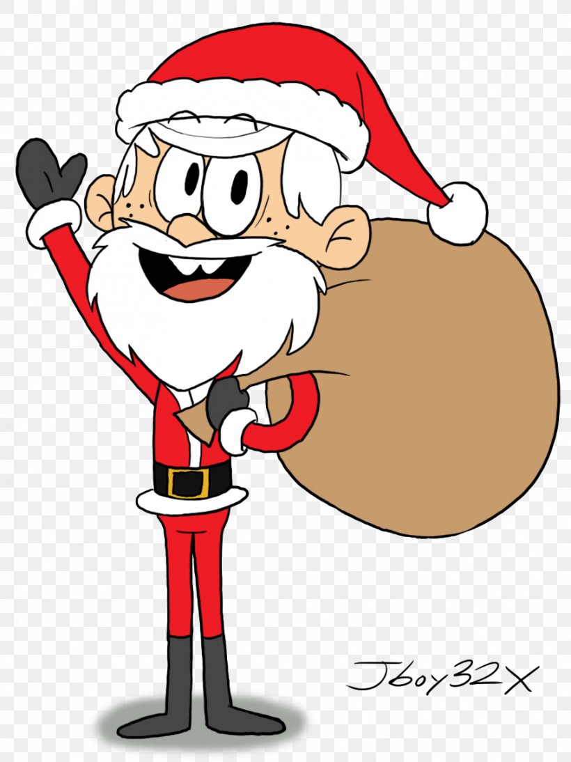 Lincoln Loud Christmas Santa Claus Drawing, PNG, 908x1212px, Lincoln Loud, Area, Art, Artwork, Christmas Download Free