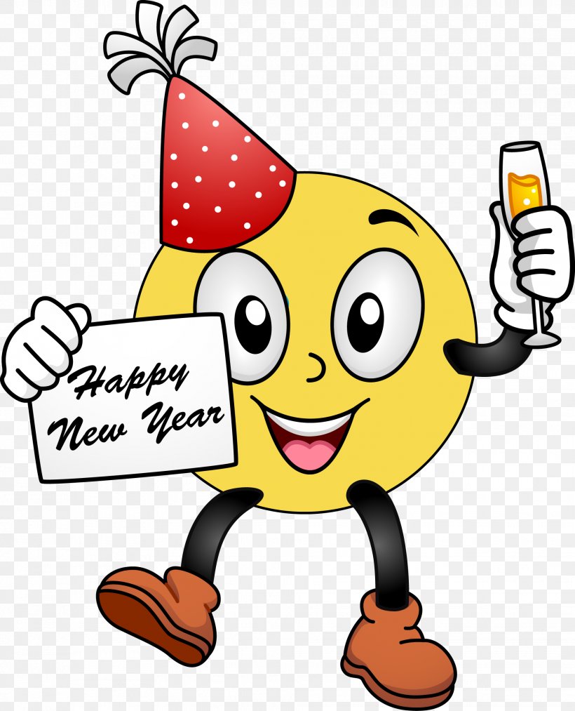 Smiley Emoticon New Years Day Clip Art, PNG, 1962x2426px, Smiley, Art