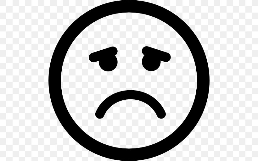 Sadness Clip Art, PNG, 512x512px, Sadness, Black And White, Emoticon, Face, Facial Expression Download Free