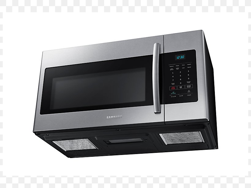 Microwave Ovens Exhaust Hood Stainless Steel Home Appliance Cubic Foot, PNG, 802x615px, Microwave Ovens, Cabinetry, Clothes Dryer, Cooking Ranges, Countertop Download Free