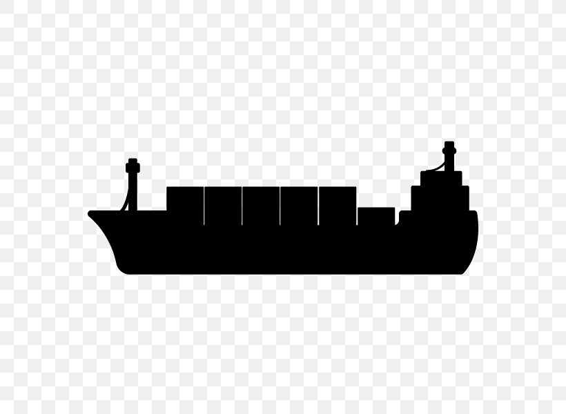 Silhouette Watercraft Container Ship Cargo Ship, PNG, 600x600px, Silhouette, Black And White, Brand, Cargo, Cargo Ship Download Free